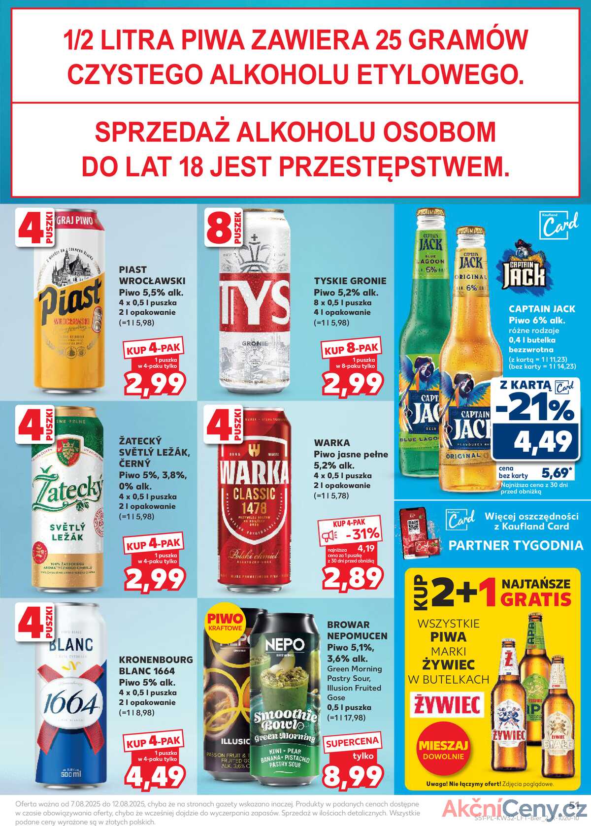 Leták Kaufland Polsko 7.8.-12.8.2025 - Noviny týdne strana 51