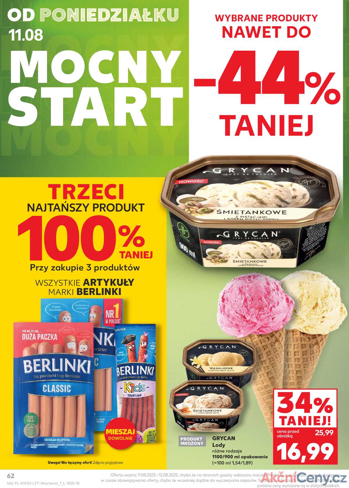 Leták Kaufland Polsko 7.8.-12.8.2025 - Noviny týdne strana 62