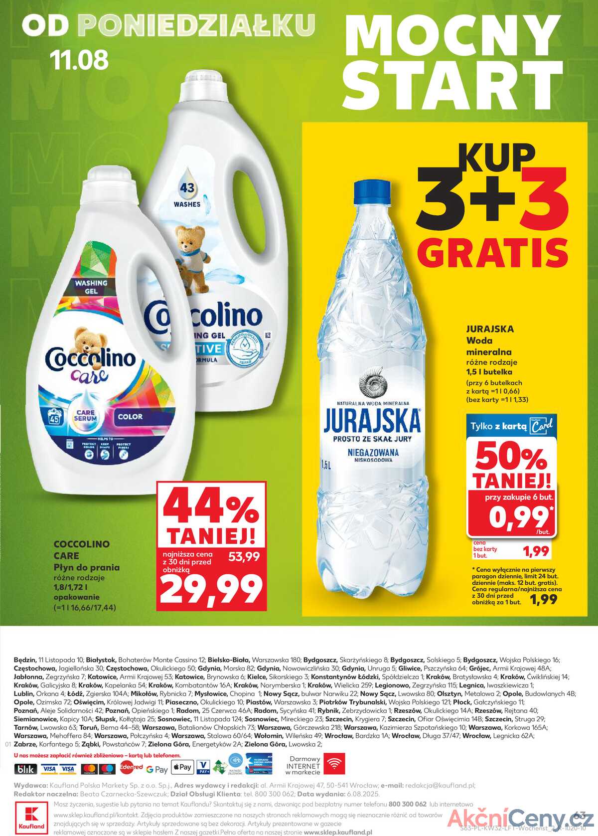 Leták Kaufland Polsko 7.8.-12.8.2025 - Noviny týdne strana 63