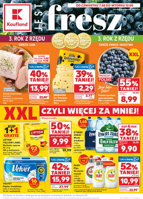Leták Kaufland Polsko 7.8.-12.8.2025 - Noviny týdne
