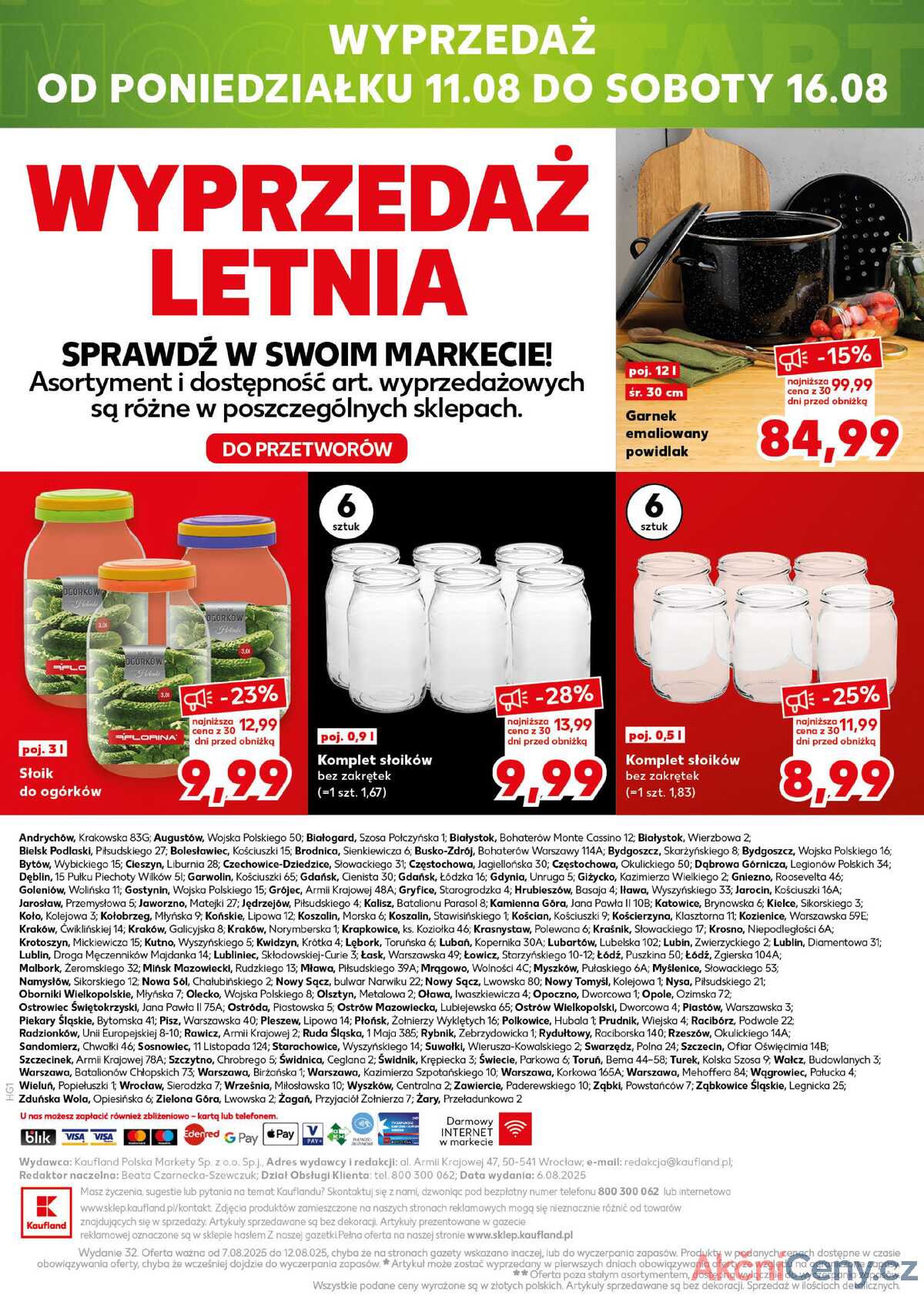 Leták Kaufland Polsko 7.8.-12.8.2025 strana 20