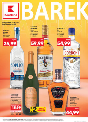 Leták Kaufland Polsko 7.8.-20.8.2025 - Bar Kaufland