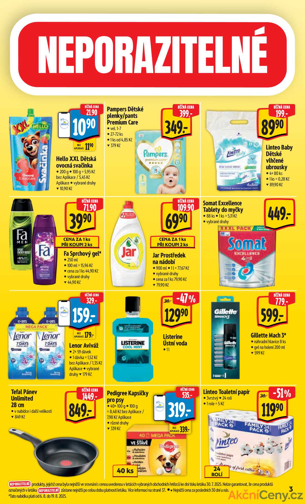 Albert  Hypermarket od 6.8. do 12.8.2025 strana 3