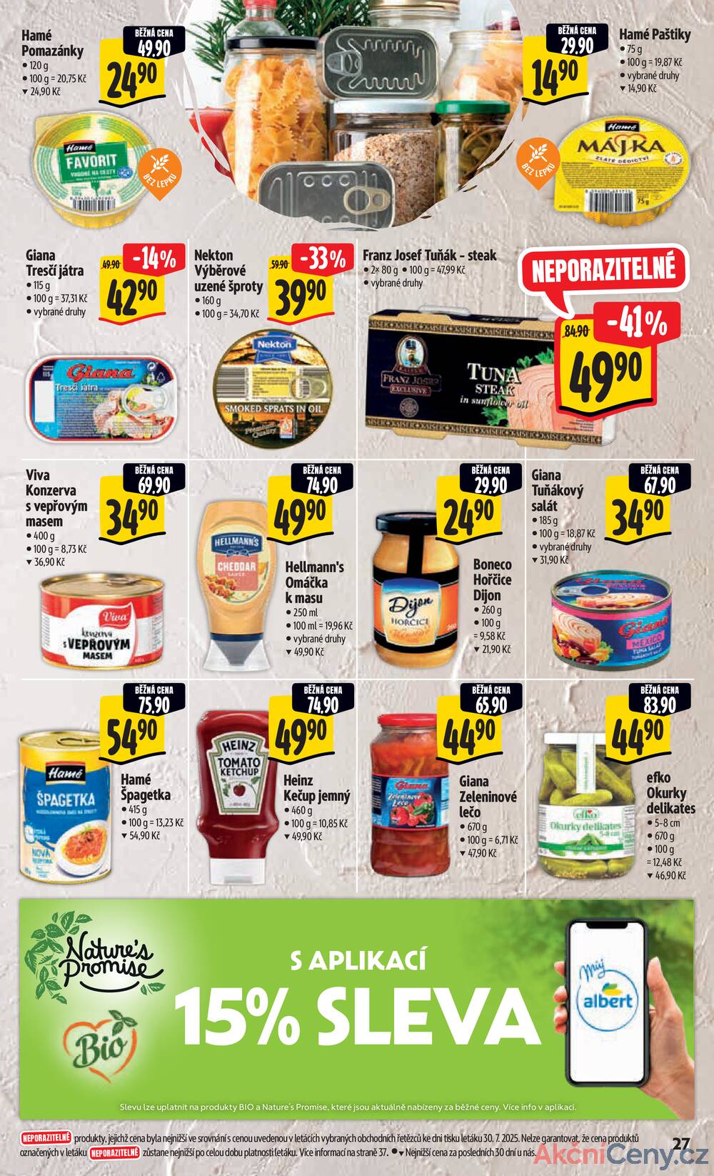 Leták Albert - Albert Hypermarket od 6.8. do 12.8.2025 - strana 29 Leták Albert - Albert Hypermarket od 6.8. do 12.8.2025 - strana 29