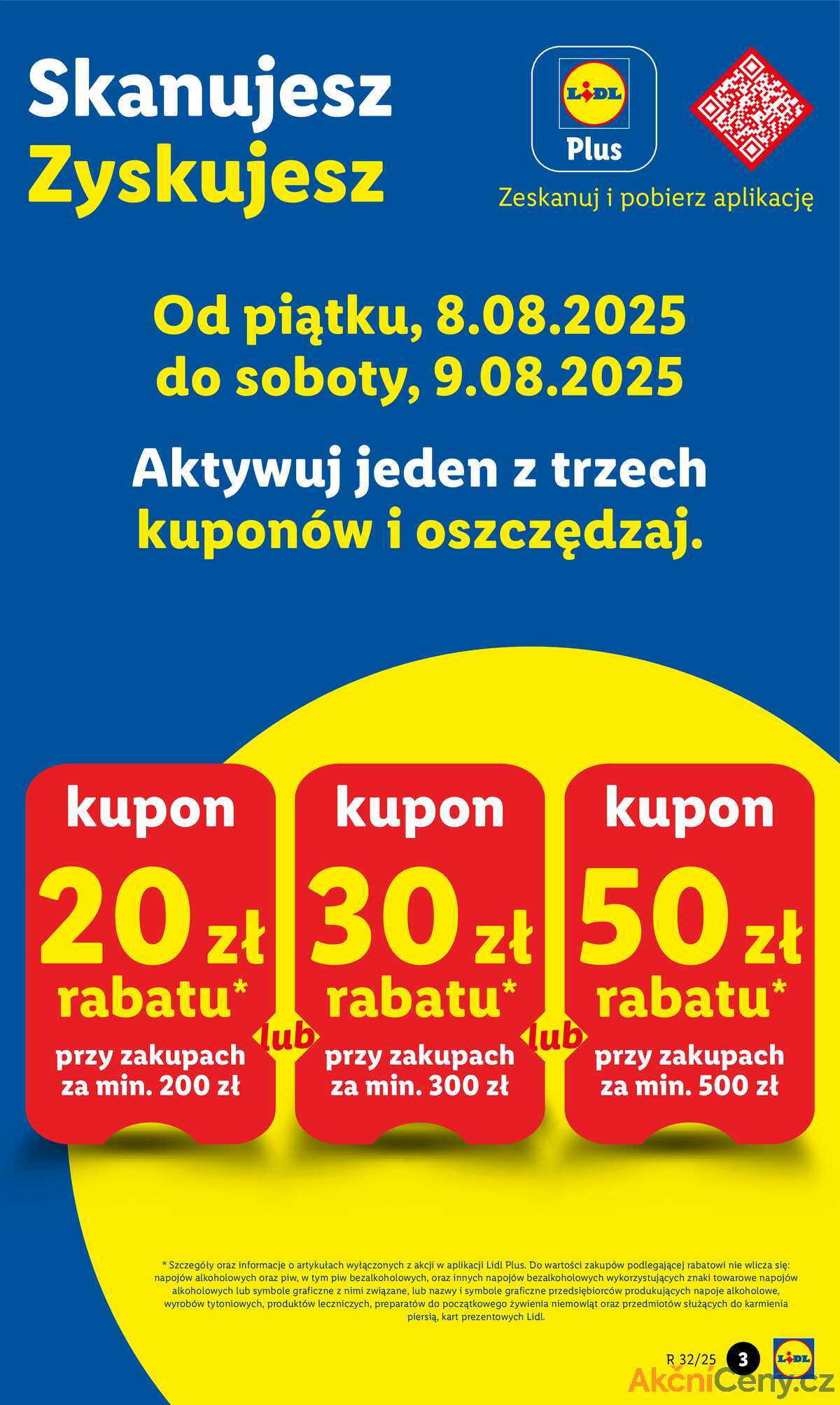 Leták Lidl Polsko 7.8.-9.8.2025 strana 3