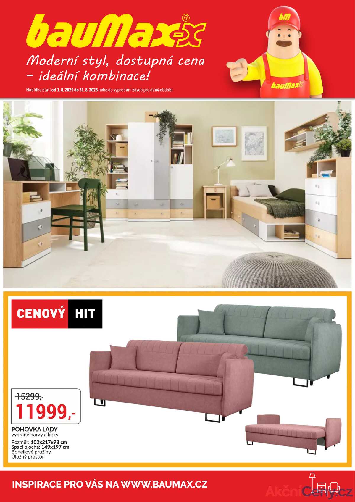 Baumax II. do 31.8. strana 1