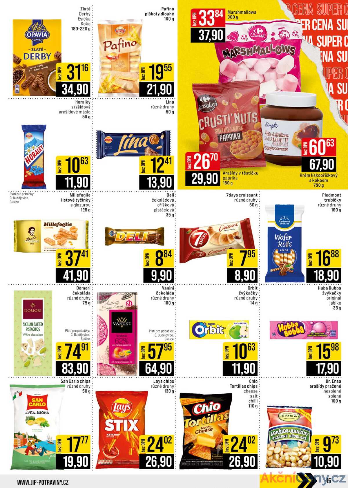JIP Cash & Carry České Budějovice, Most, Náchod, Polička, Sušice a Svoboda nad Úpou od 6.8. do 12.8.2025 strana 15