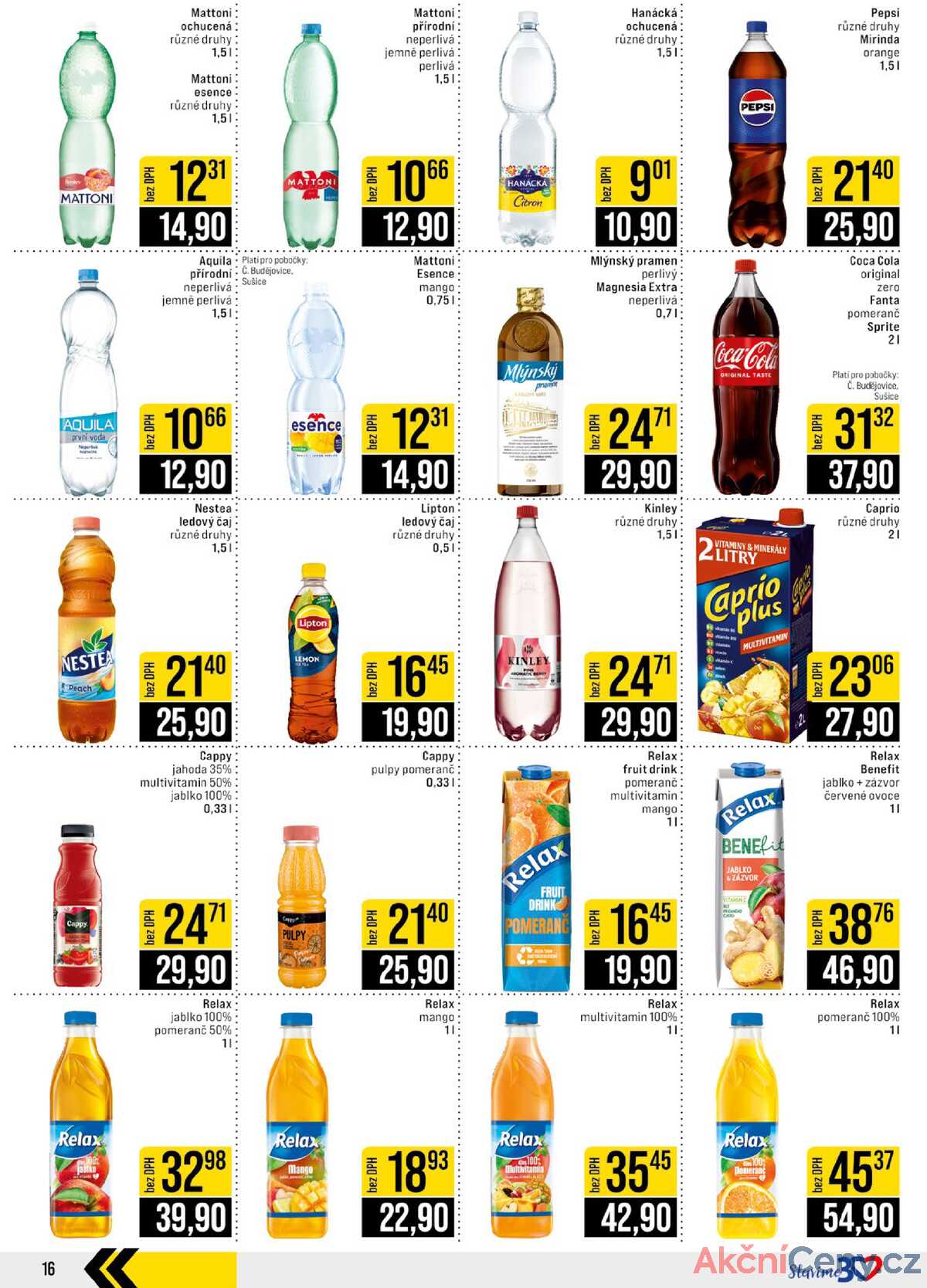 JIP Cash & Carry České Budějovice, Most, Náchod, Polička, Sušice a Svoboda nad Úpou od 6.8. do 12.8.2025 strana 16
