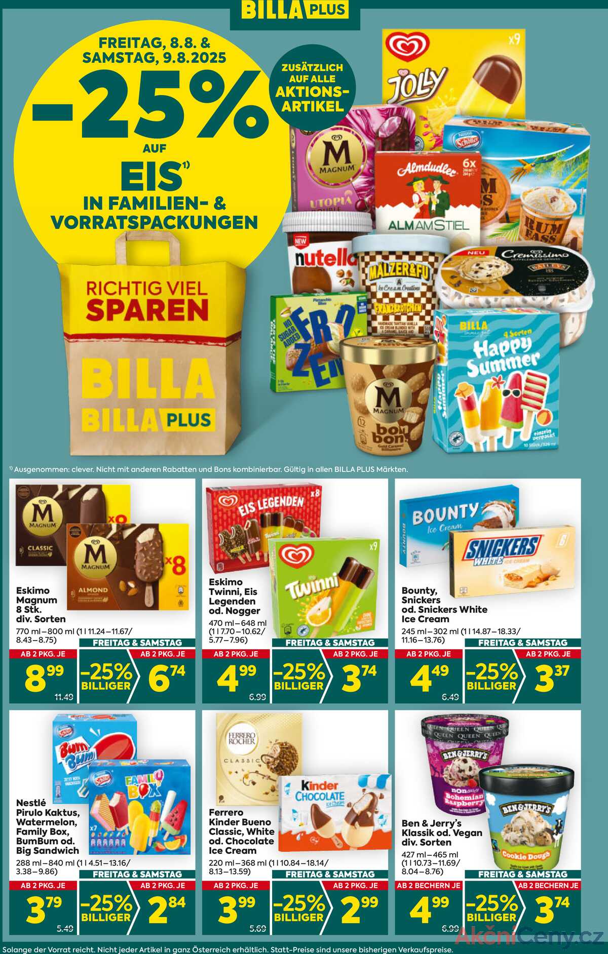 Leták BILLA Rakousko 7.8.-13.8.2025 - BILLA PLUS strana 2