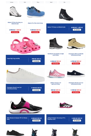 Intersport Boty - 7. 8. 2025