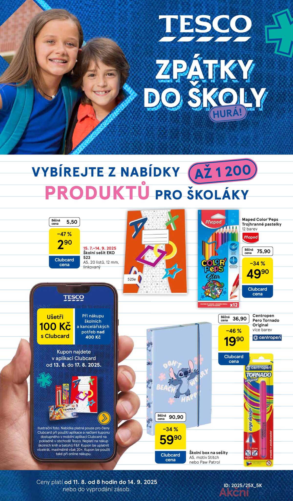 Tesco SPECIÁL velké hypermarkety  od 11.8. do 14.9.2025 strana 1
