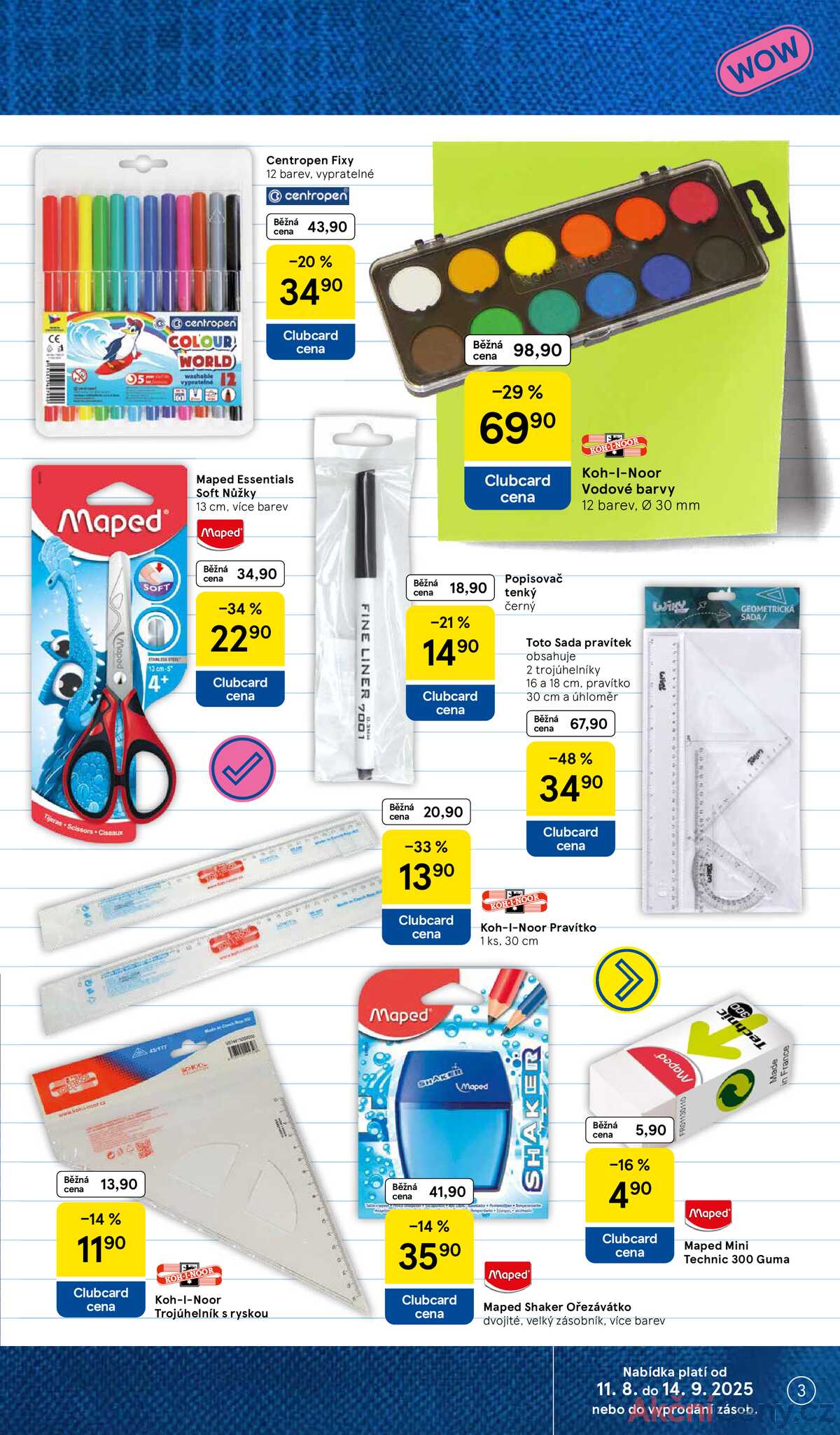 Tesco SPECIÁL velké hypermarkety  od 11.8. do 14.9.2025 strana 3