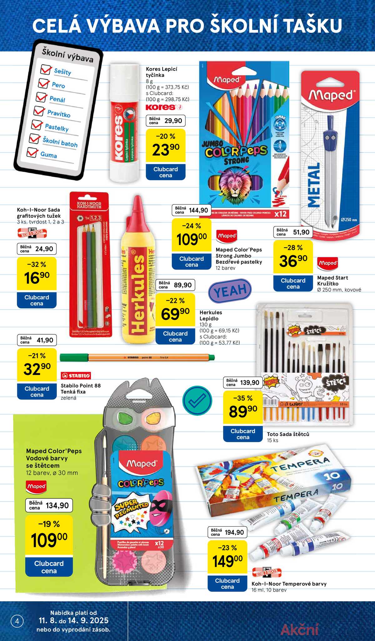 Tesco SPECIÁL velké hypermarkety  od 11.8. do 14.9.2025 strana 4