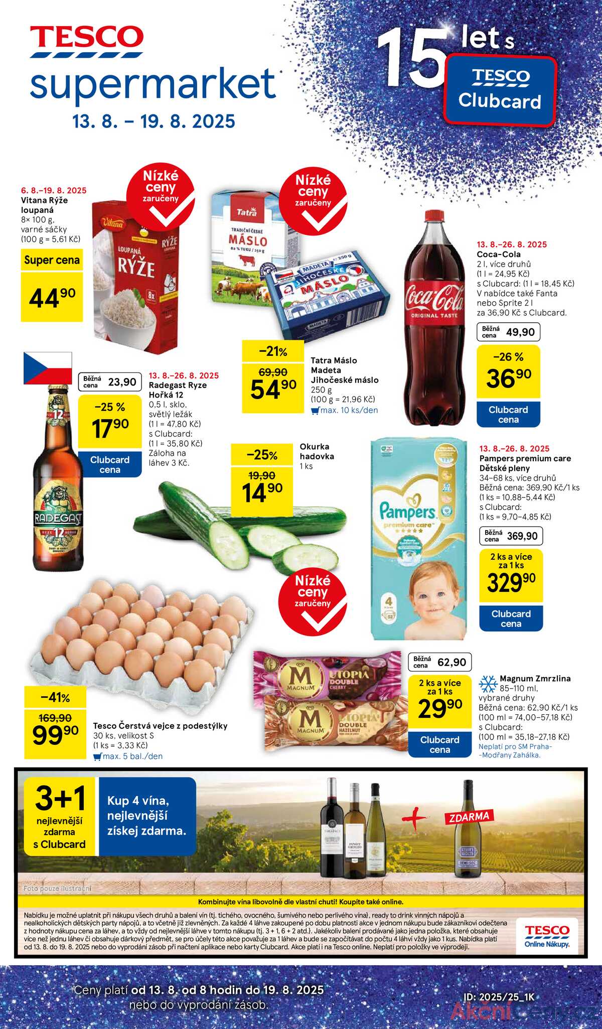 Tesco supermarkety od 13.8. do 19.8.2025 strana 1