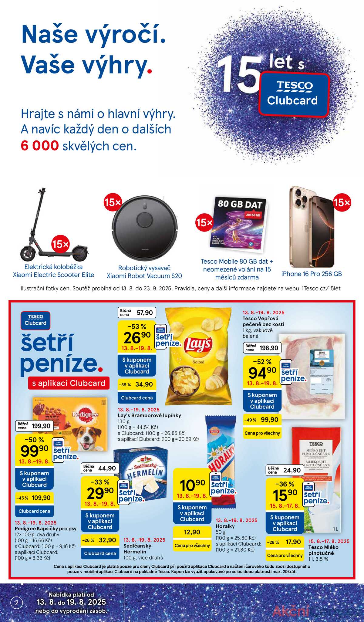 Tesco supermarkety od 13.8. do 19.8.2025 strana 2