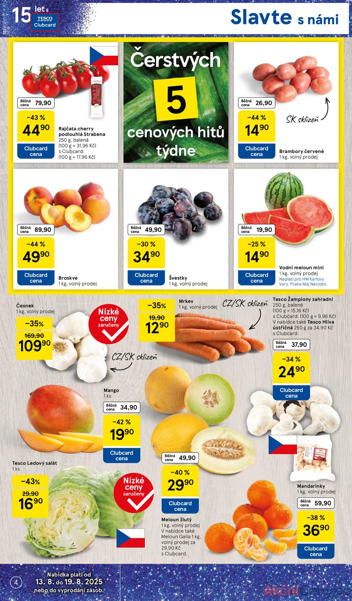 Tesco malé hypermarkety od 13.8. do 19.8.2025 strana 4