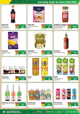 Tamda Foods od 13.8. do 19.8.2025