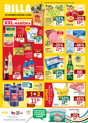 Billa malý leták od 13.8. do 19.8.2025