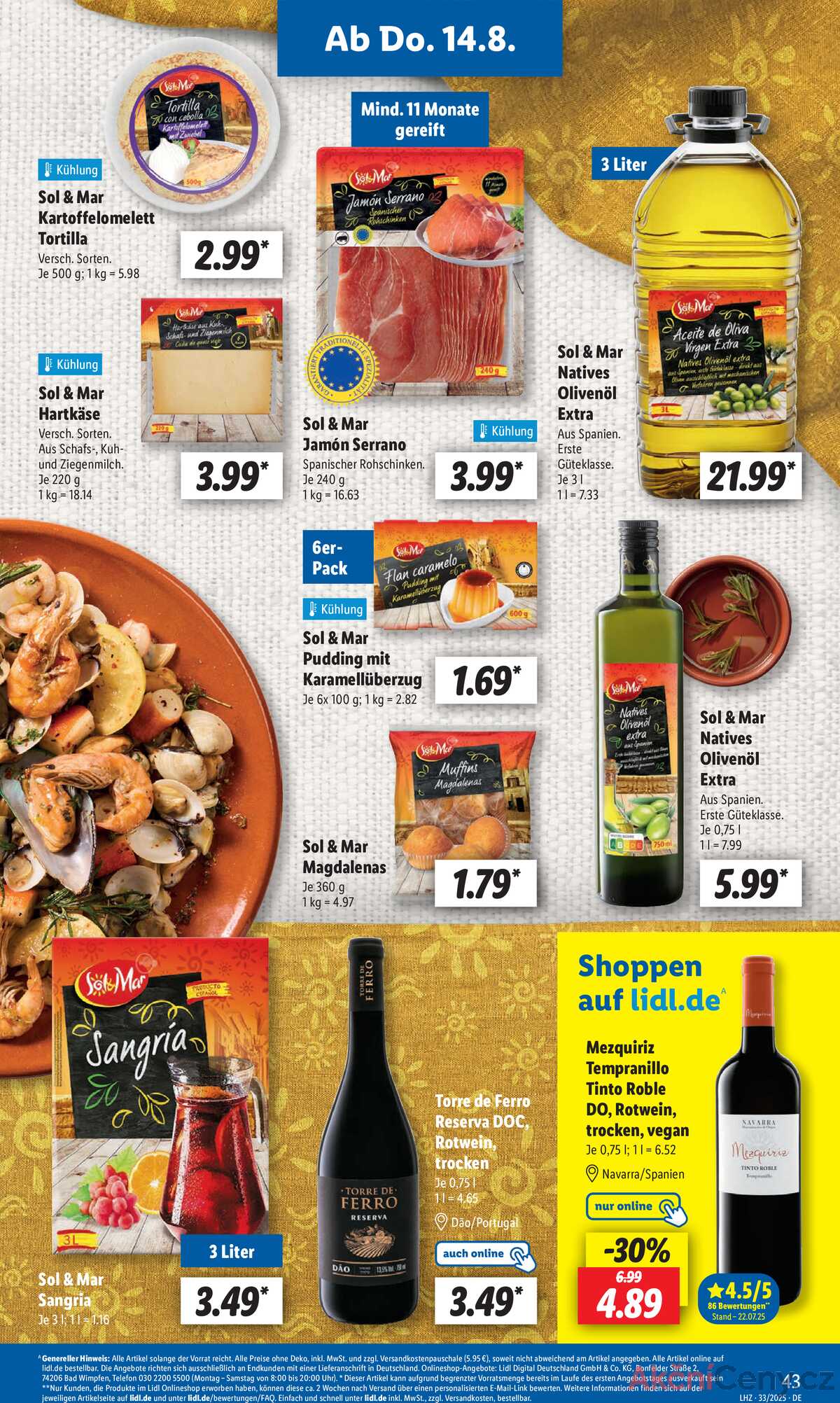 Leták Lidl Německo 11.8.-16.8.2025 strana 55