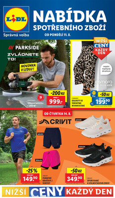 Lidl Spotřební zboží 11.8. - 17.8.