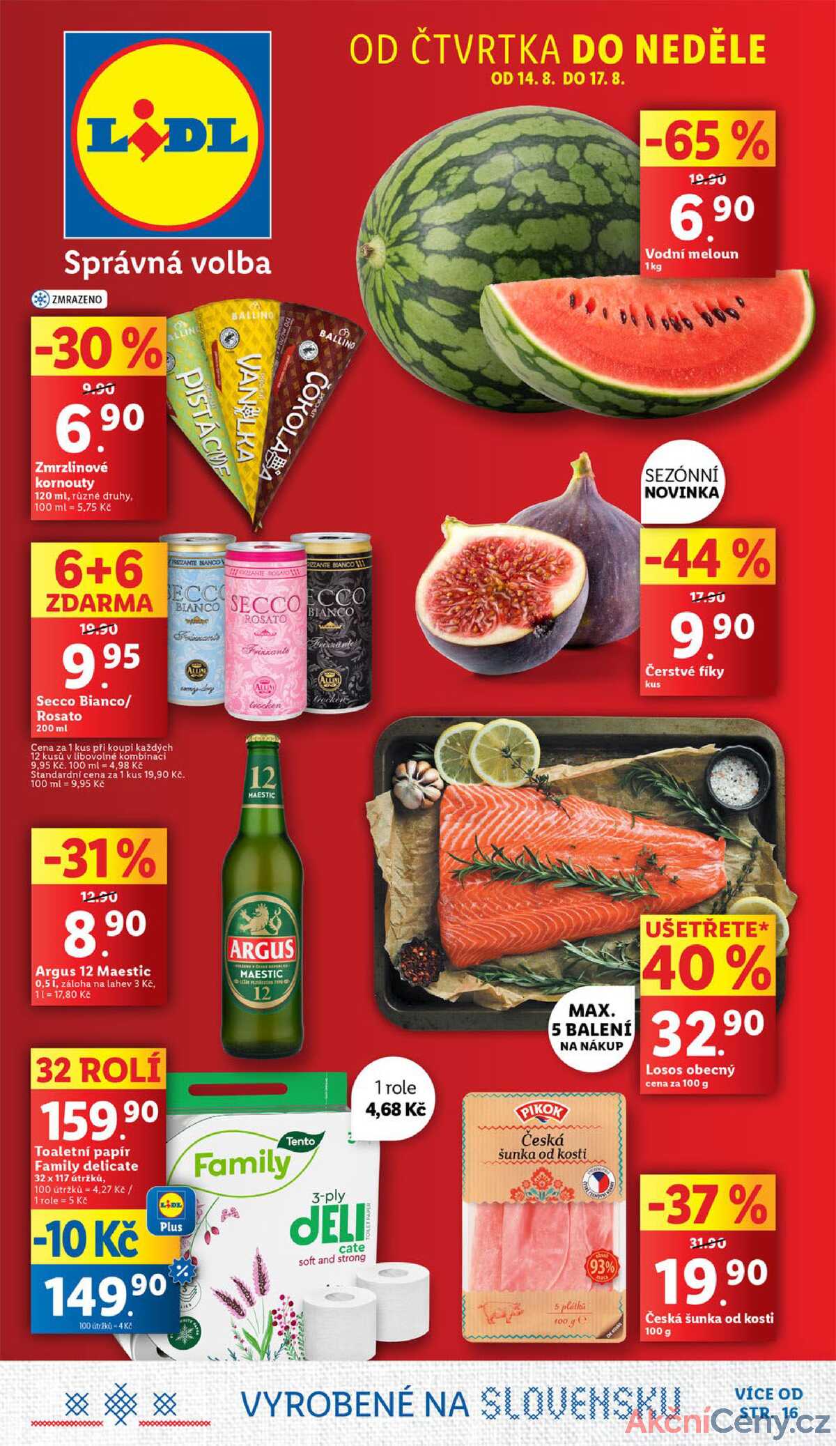 Lidl Čtvrtek od 14.8. do 17.8.2025 strana 1