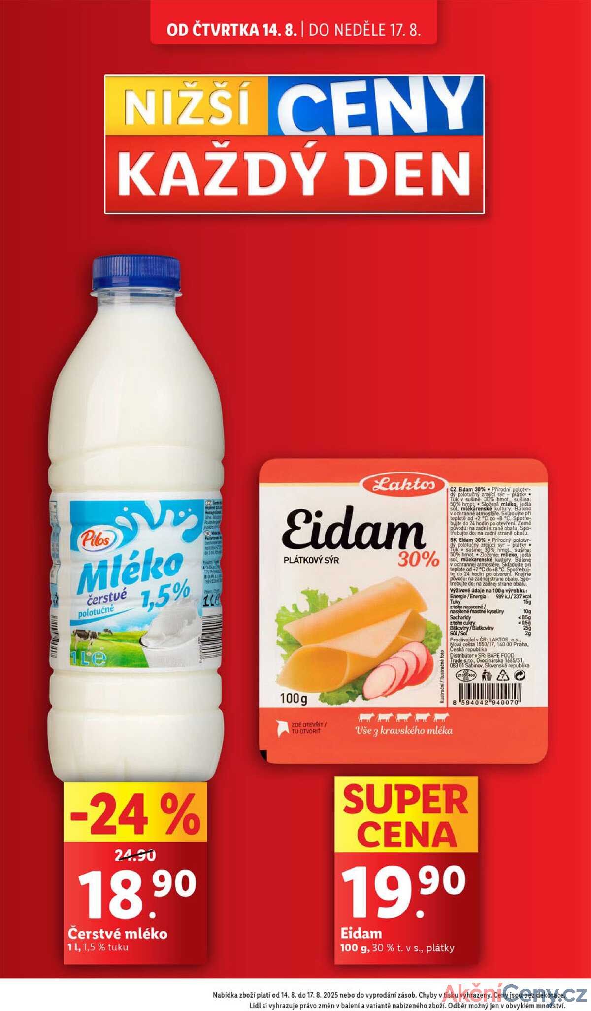 Lidl Čtvrtek od 14.8. do 17.8.2025 strana 4