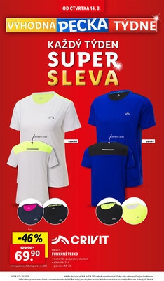 Lidl Čtvrtek od 14.8. do 17.8.2025