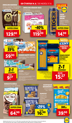 Lidl Čtvrtek od 14.8. do 17.8.2025