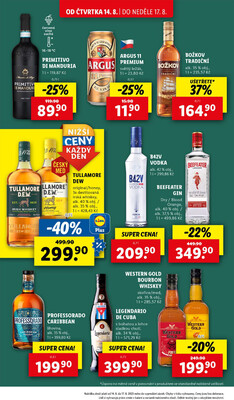 Lidl Čtvrtek od 14.8. do 17.8.2025