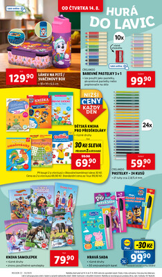 Lidl Čtvrtek od 14.8. do 17.8.2025