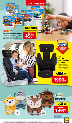 Lidl Čtvrtek od 14.8. do 17.8.2025