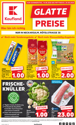 Leták Kaufland Německo 14.8.-20.8.2025