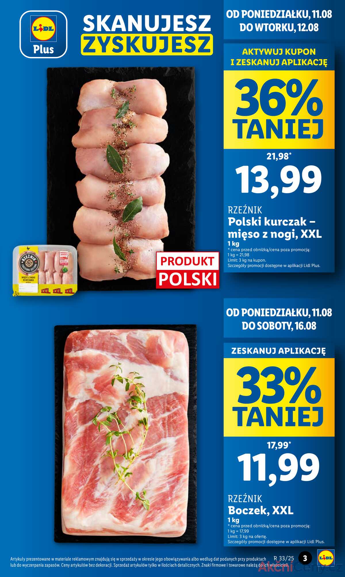 Leták Lidl Polsko 11.8.-12.8.2025 strana 3