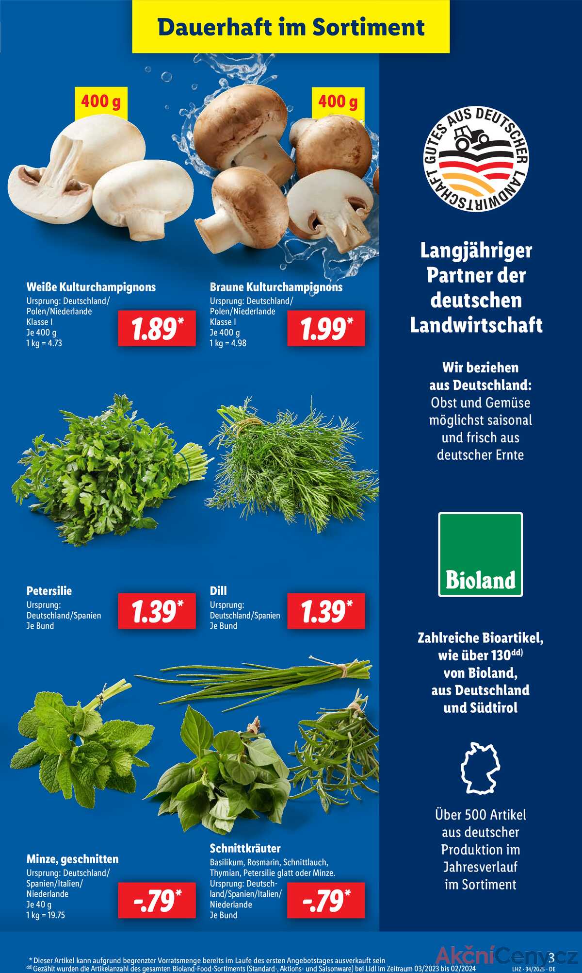 Leták Lidl Německo 18.8.-23.8.2025 strana 3