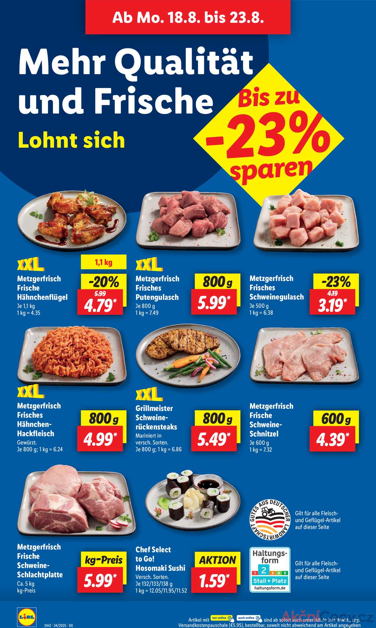 Leták Lidl Německo 18.8.-23.8.2025 strana 6