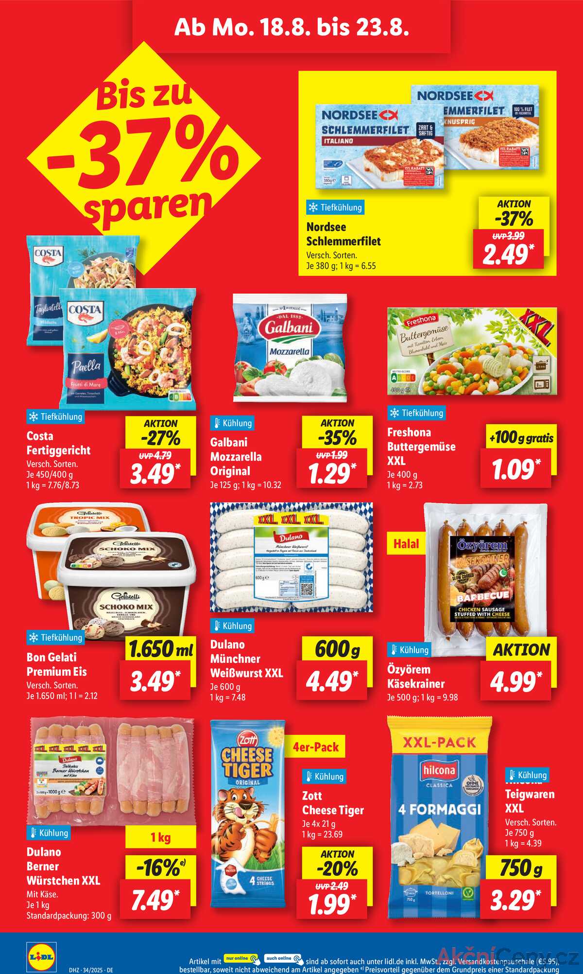 Leták Lidl Německo 18.8.-23.8.2025 strana 12