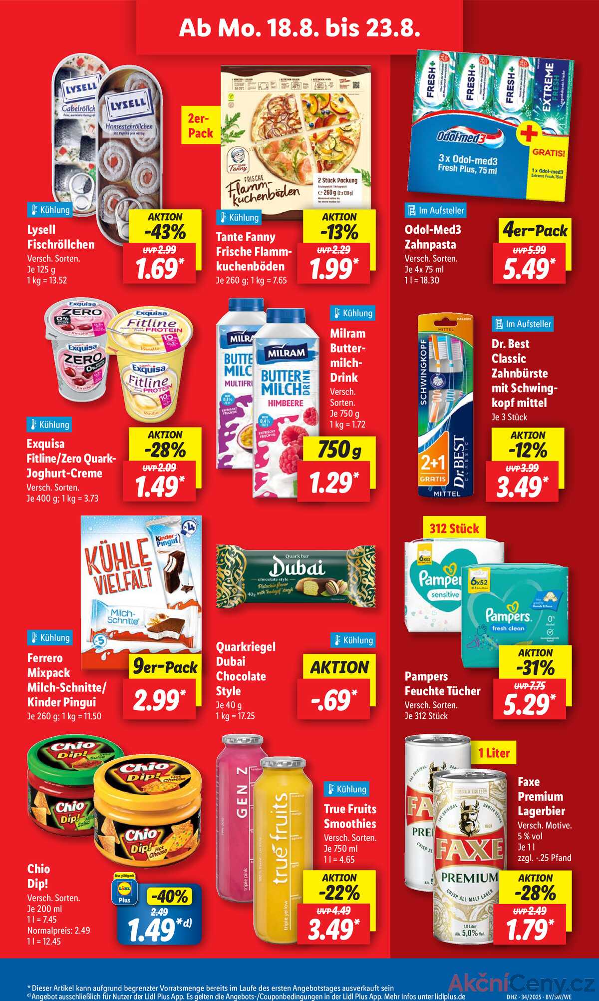 Leták Lidl Německo 18.8.-23.8.2025 strana 13