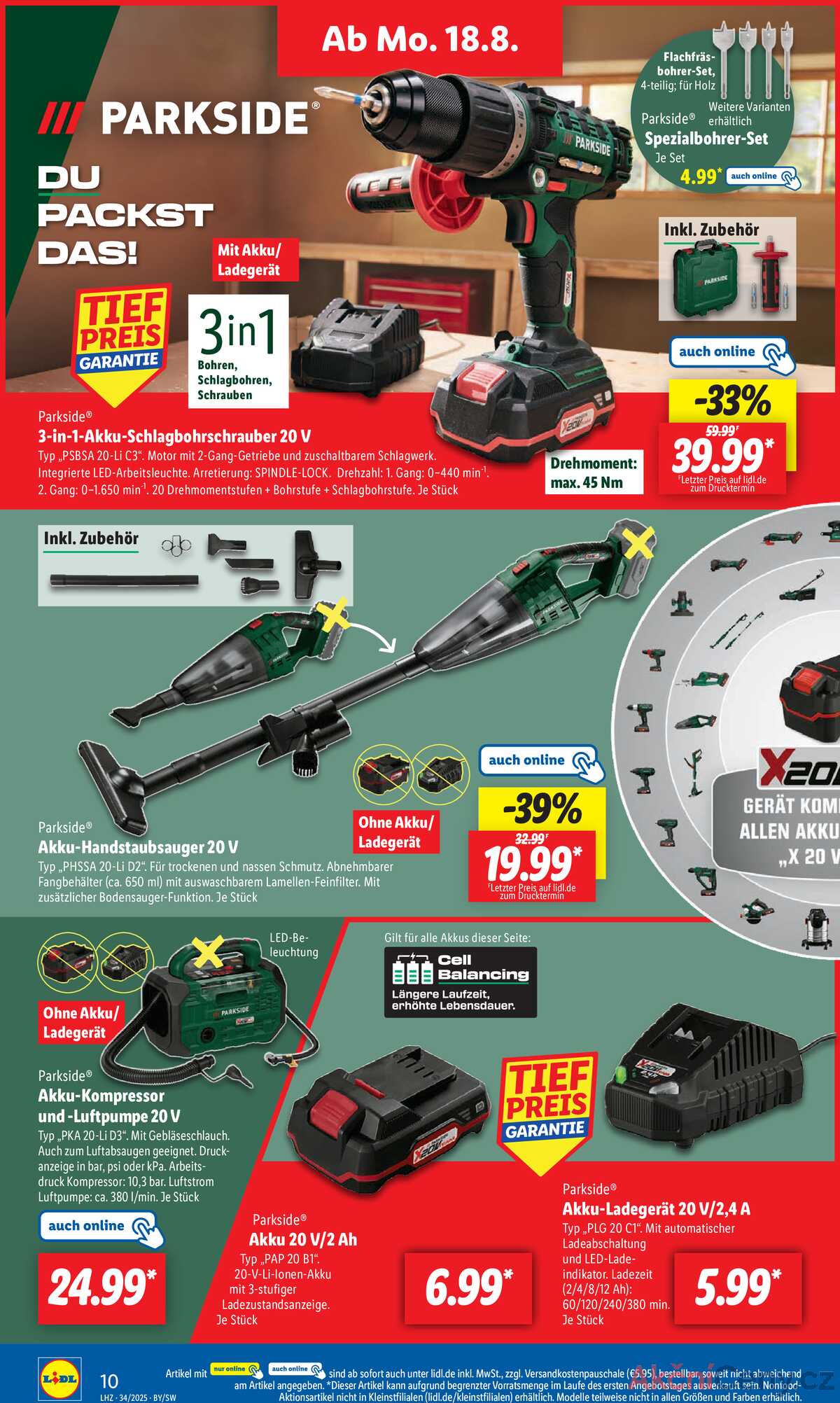 Leták Lidl Německo 18.8.-23.8.2025 strana 20
