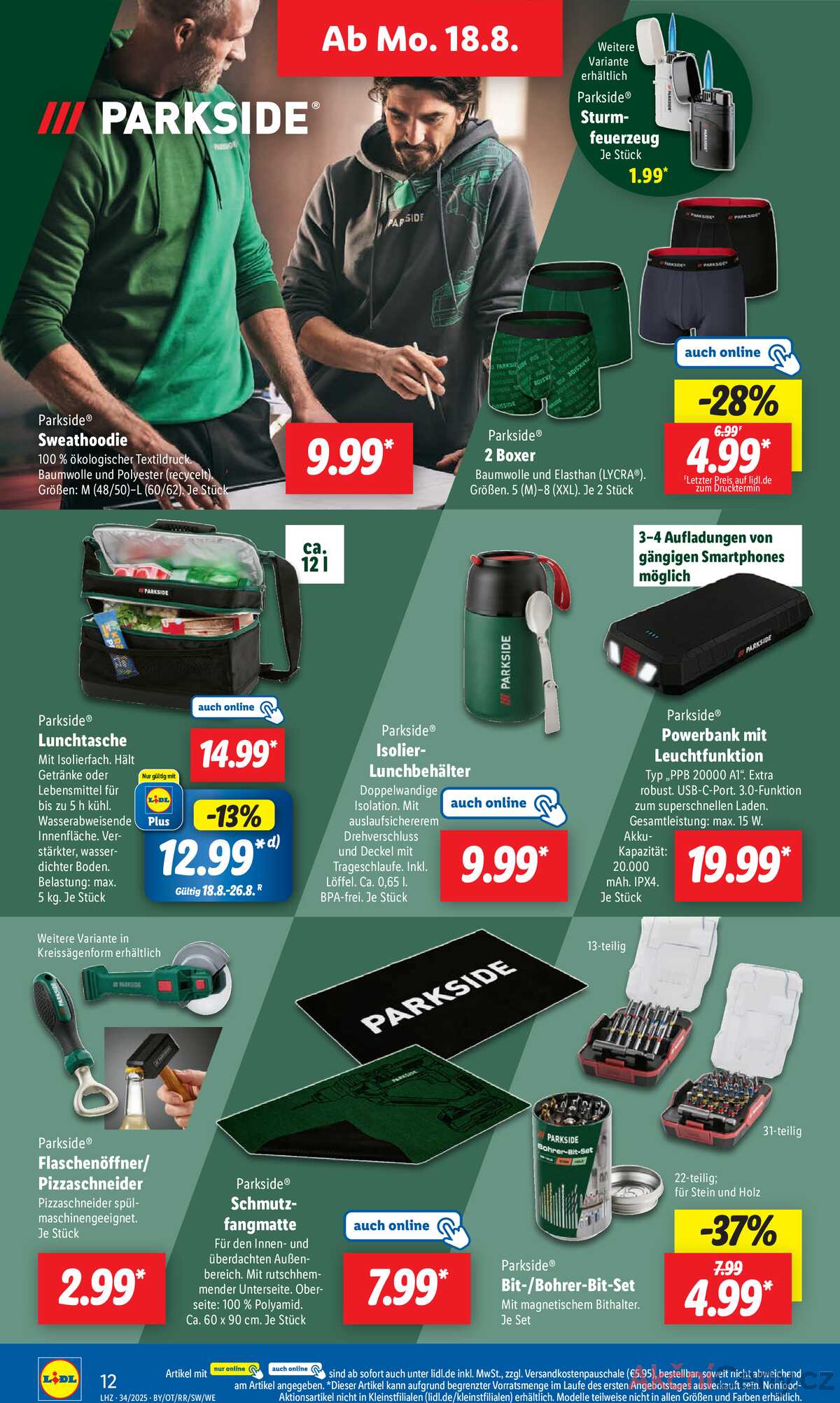 Leták Lidl Německo 18.8.-23.8.2025 strana 22