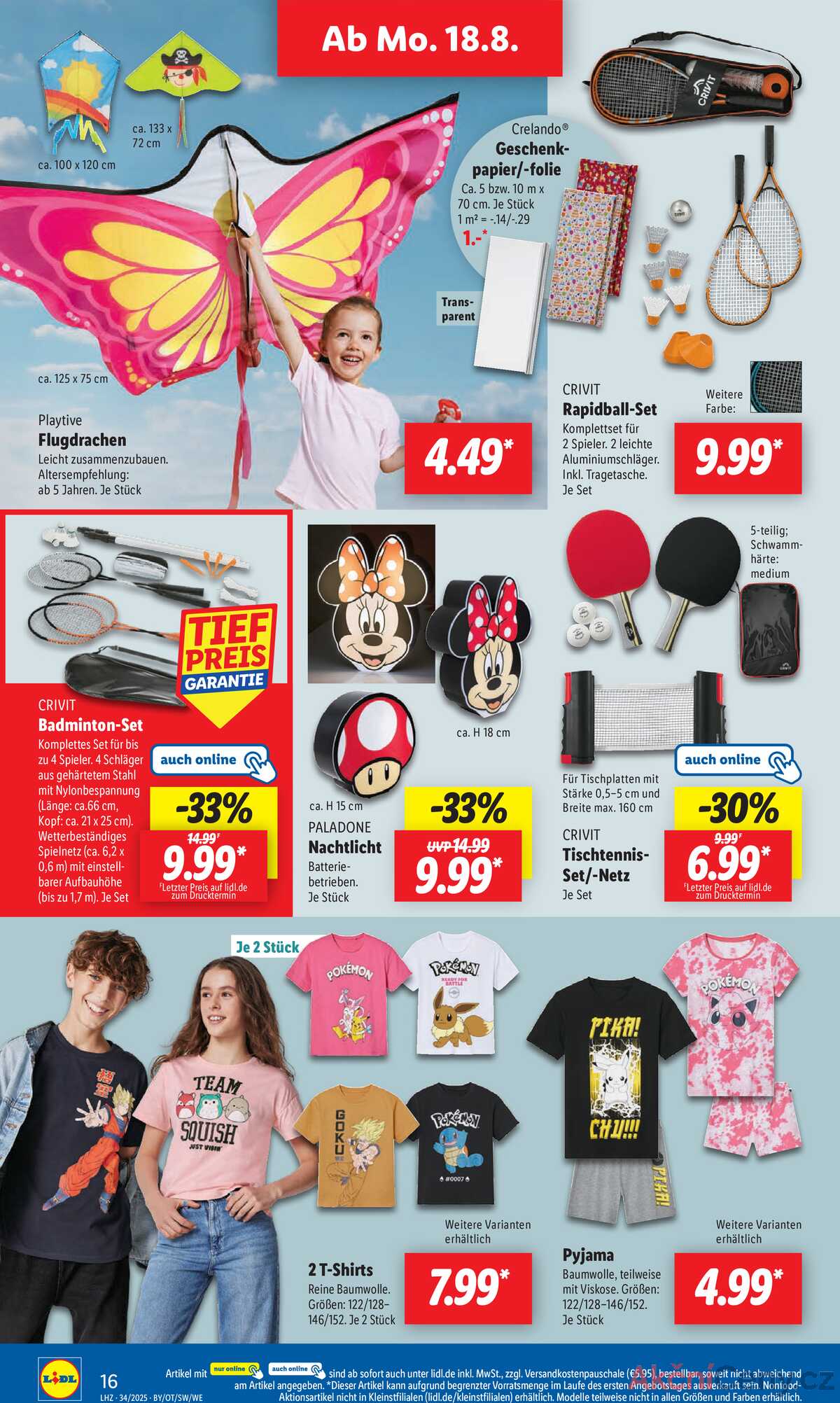Leták Lidl Německo 18.8.-23.8.2025 strana 26