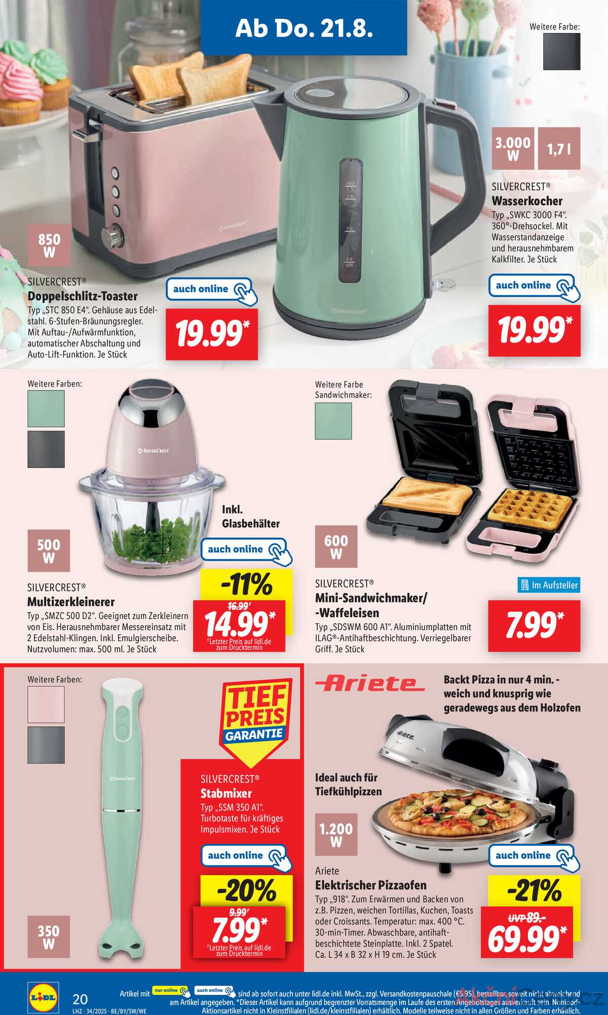 Leták Lidl Německo 18.8.-23.8.2025 strana 34