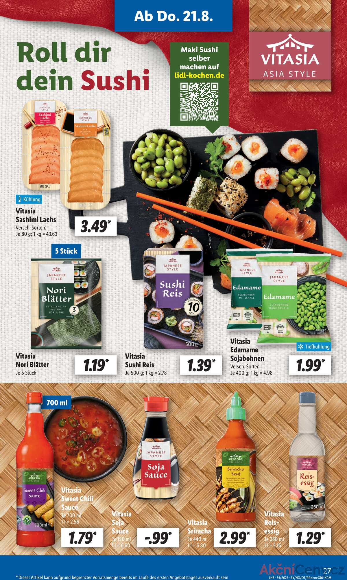 Leták Lidl Německo 18.8.-23.8.2025 strana 45