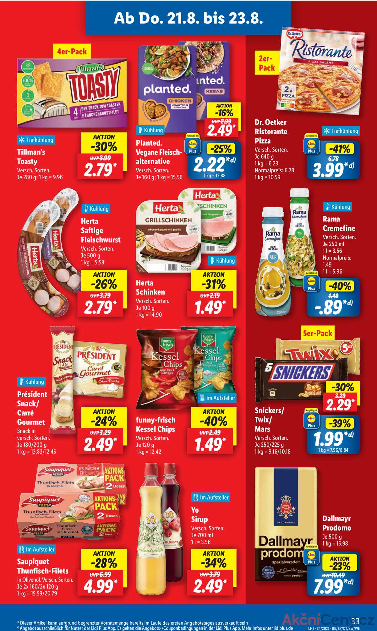 Leták Lidl Německo 18.8.-23.8.2025 strana 57
