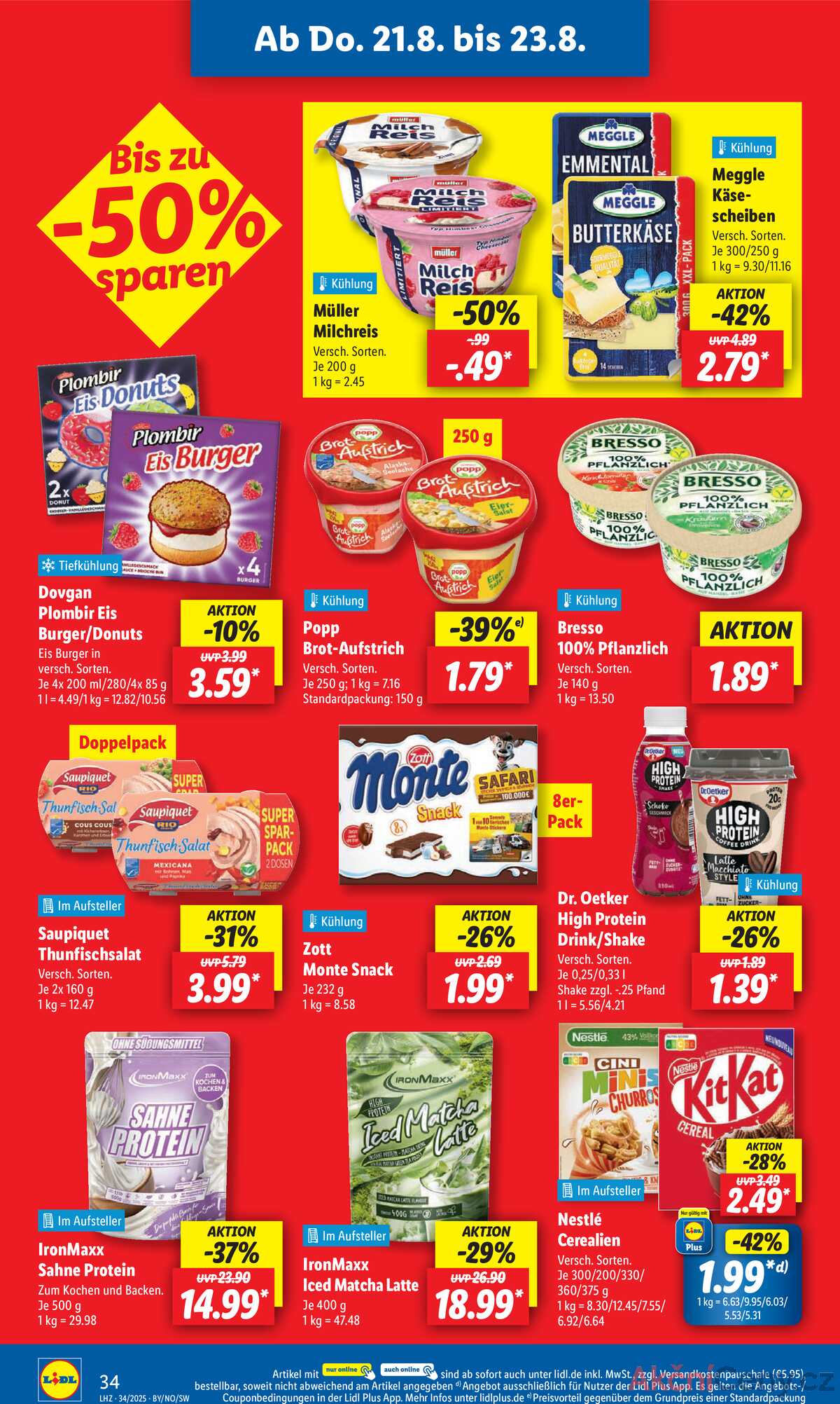 Leták Lidl Německo 18.8.-23.8.2025 strana 58