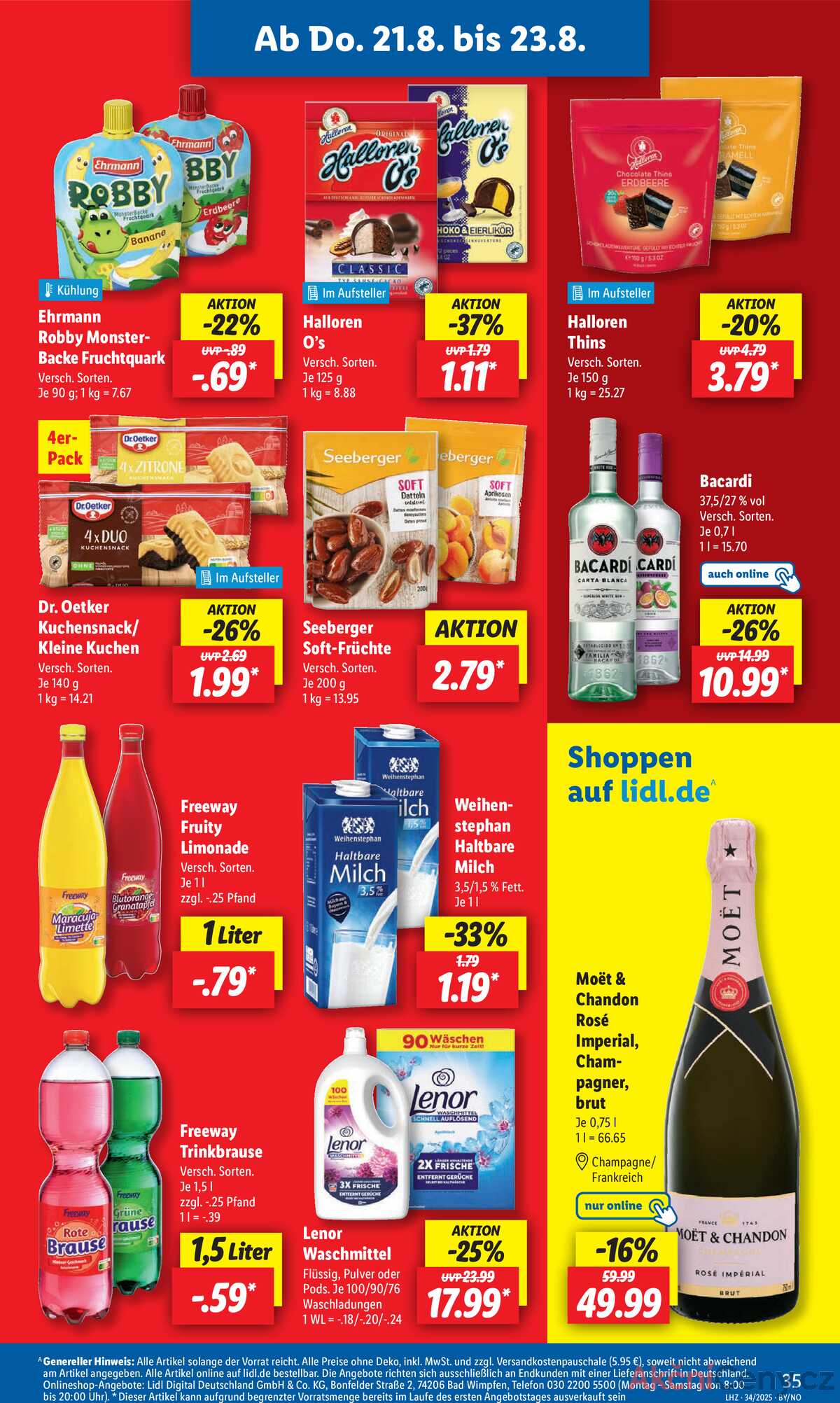 Leták Lidl Německo 18.8.-23.8.2025 strana 59