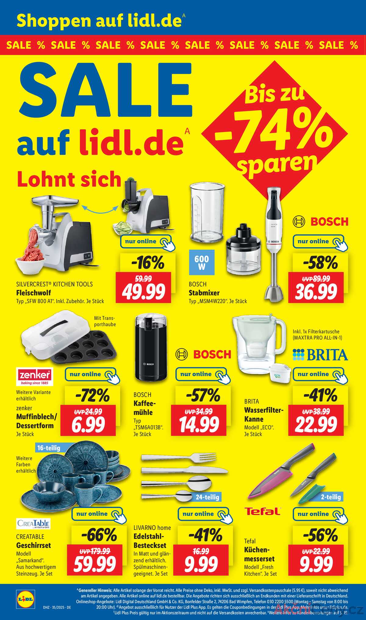 Leták Lidl Německo 25.8.-30.8.2025 strana 6