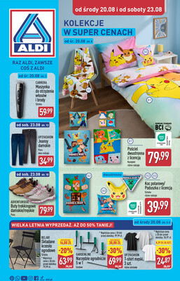 Leták Aldi Polsko 20.8.-26.8.2025 - od středy 20.08 a