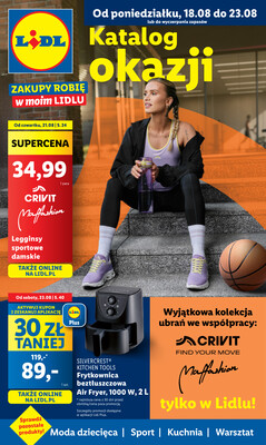 Katalog Lidl Polsko 18.8.-23.8.2025
