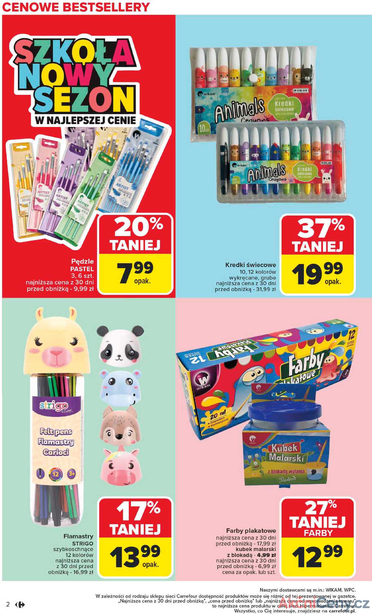Leták Carrefour Polsko 28.7.-13.9.2025 - Škola v nové sezóně strana 2