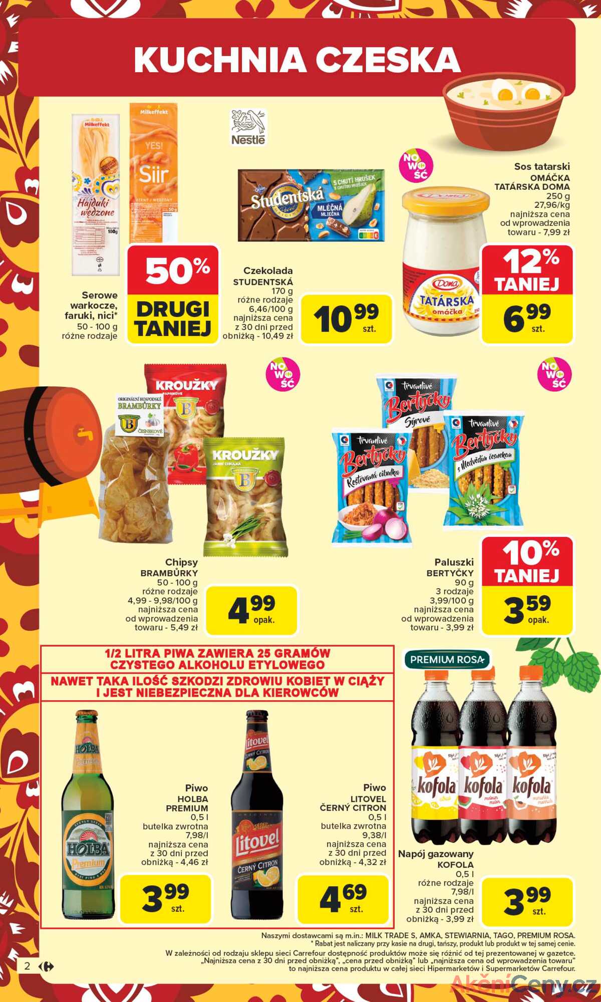 Leták Carrefour Polsko 4.8.-16.8.2025 - Slovanská kuchyně strana 2